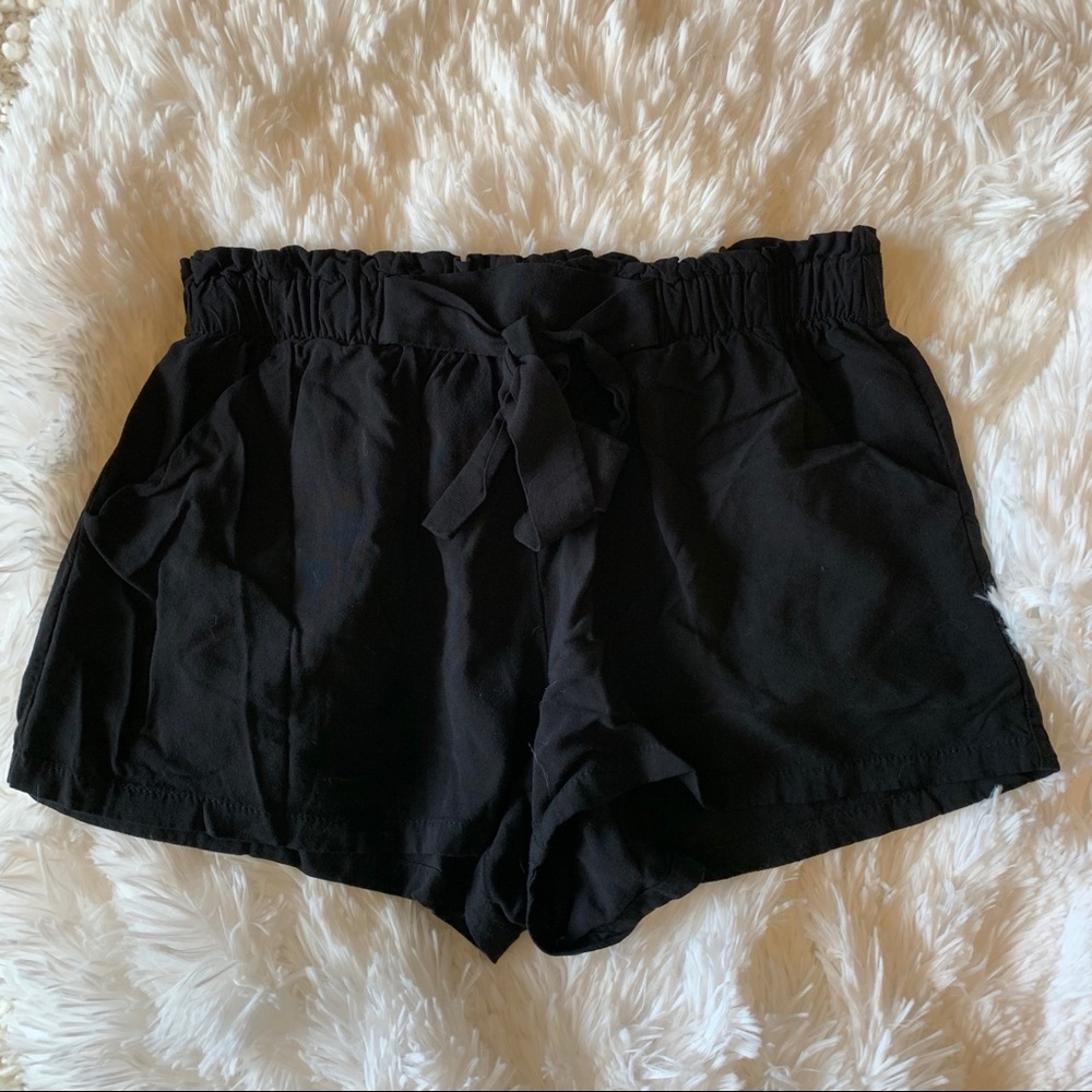 Small Breeze Ever Black tie front shorts 3/$10